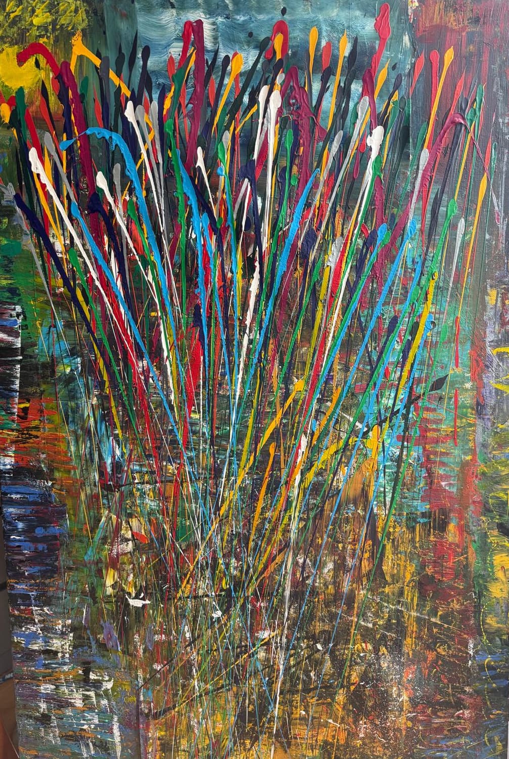 Memories of Times Square — NYC, acrylic on canvas